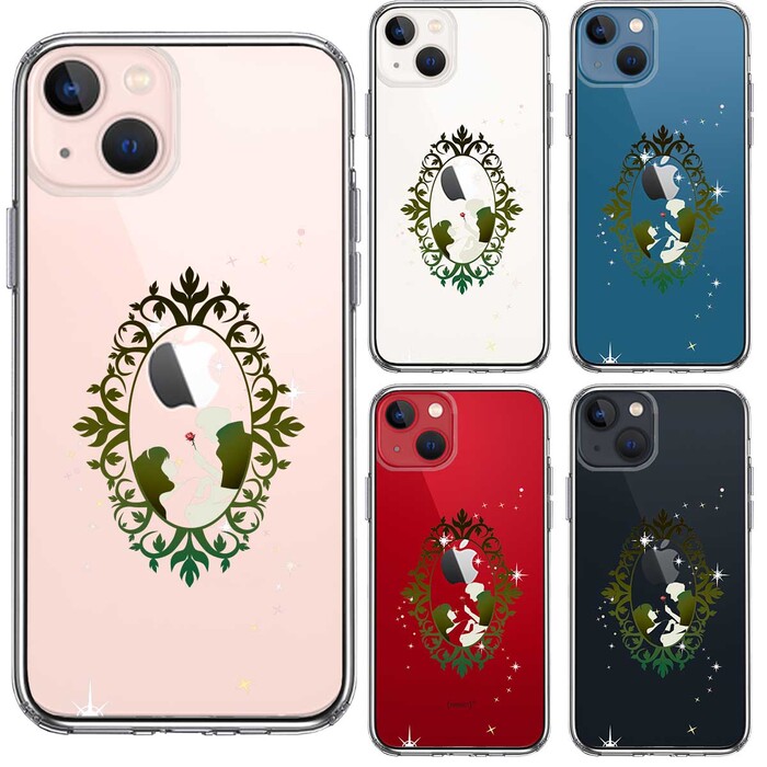 iPhone13 ケース クリア眠れる森の美女 2 スマホケース 側面ソフト 背面ハード ハイブリッド-1