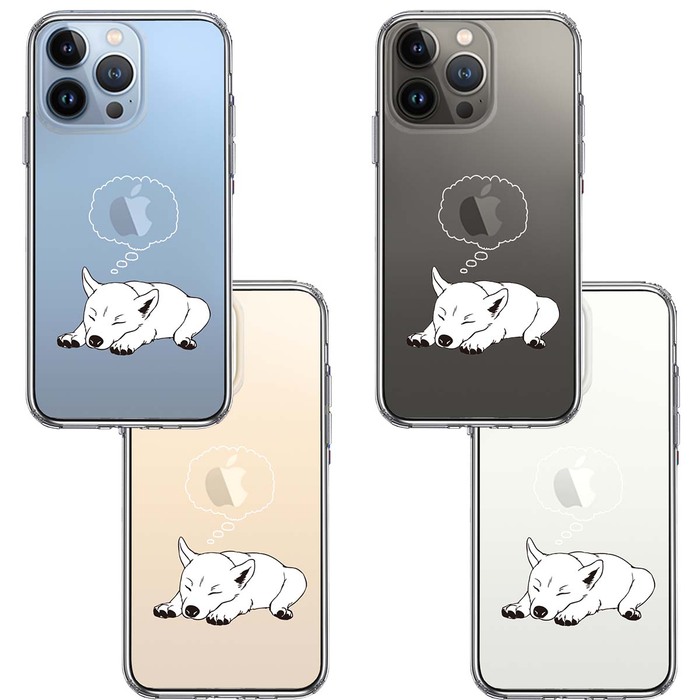 iPhone13Pro ケース クリア  柴犬 スマホケース 側面ソフト 背面ハード ハイブリッド-1