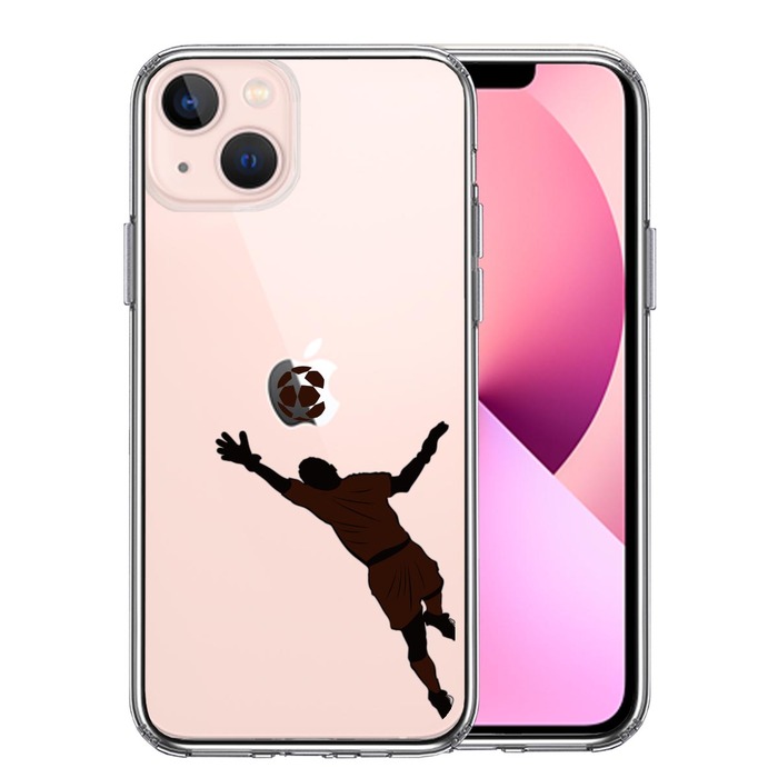 iPhone13 ケース クリアサッカー スーパーセーブ スマホケース 側面ソフト 背面ハード ハイブリッド-0