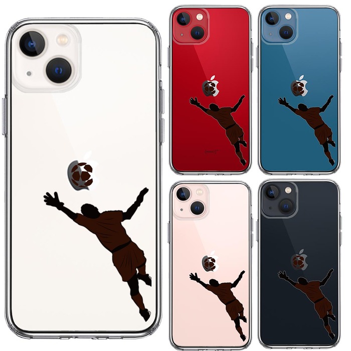 iPhone13 ケース クリアサッカー スーパーセーブ スマホケース 側面ソフト 背面ハード ハイブリッド-1