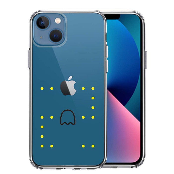 iPhone13 ケース クリアおばけ スマホケース 側面ソフト 背面ハード ハイブリッド-0