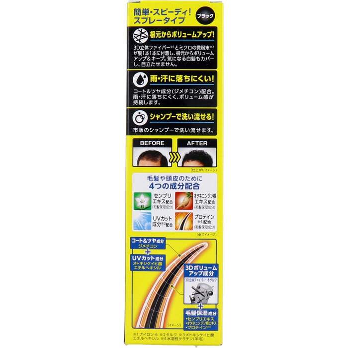 utenamasi-ni Quick волосы покрытие спрей черный 140g 2 шт. комплект -1