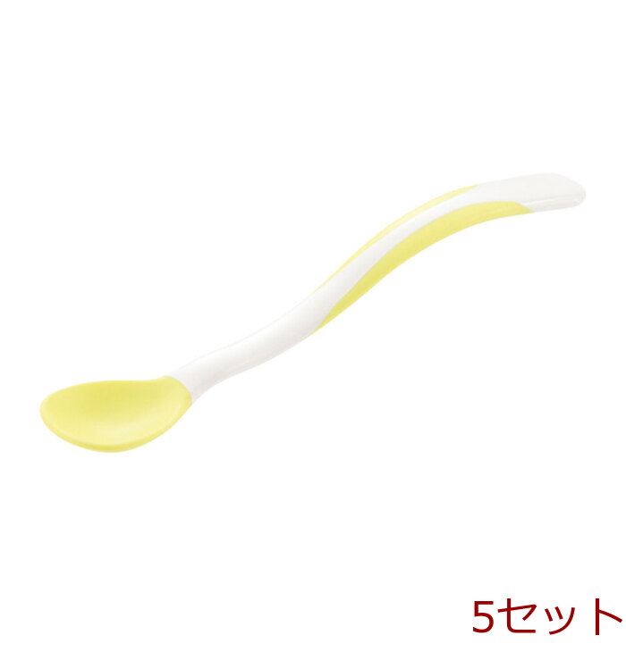  Ricci .ru Try series soup for soft childcare spoon 1 piece insertion 5 set -0