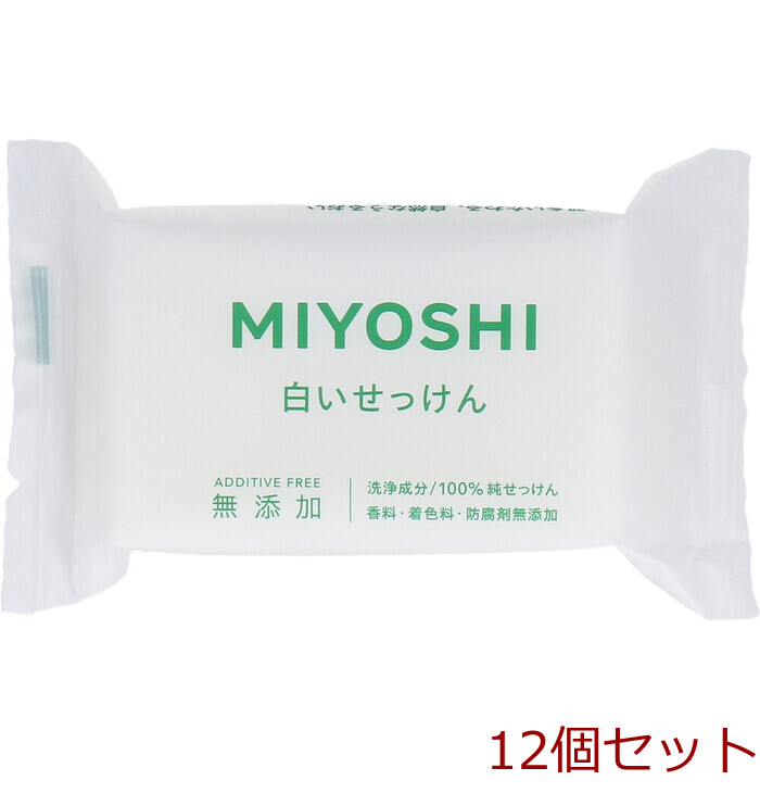 白いせっけん 1P 108g 12個セット-0