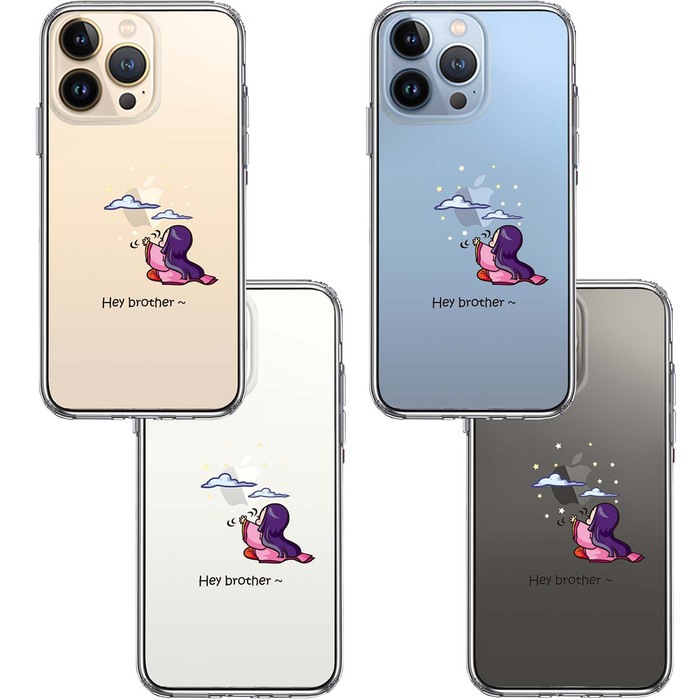 iPhone13Pro ケース クリアかぐや姫 スマホケース 側面ソフト 背面ハード ハイブリッド-1