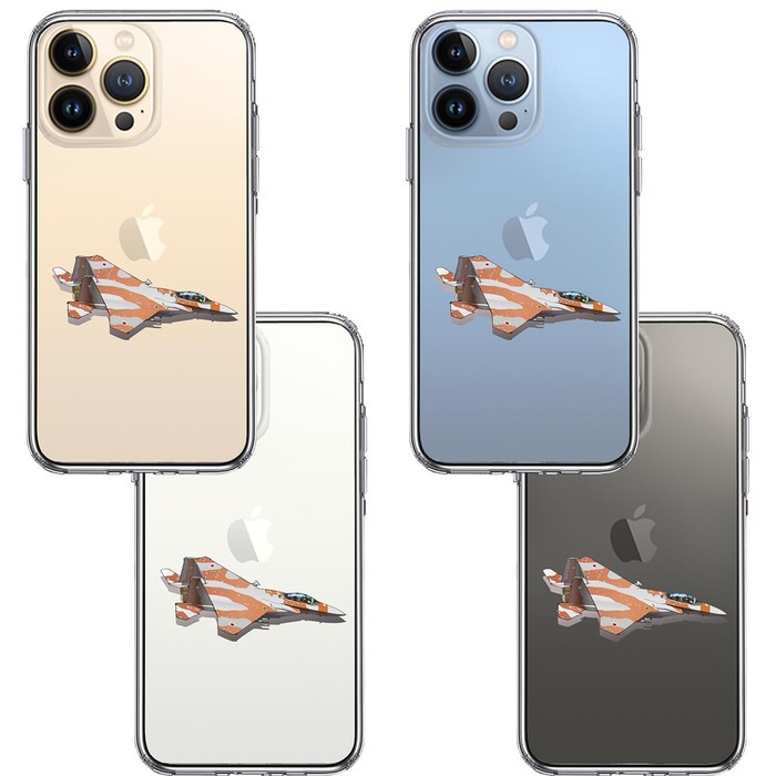 iPhone13Pro ケース クリア  航空自衛隊 F-15J アグレッサー6 スマホケース 側面ソフト 背面ハード ハイブリッド-1
