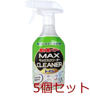  Max cleaner for rest room 380mL 5 piece set -0