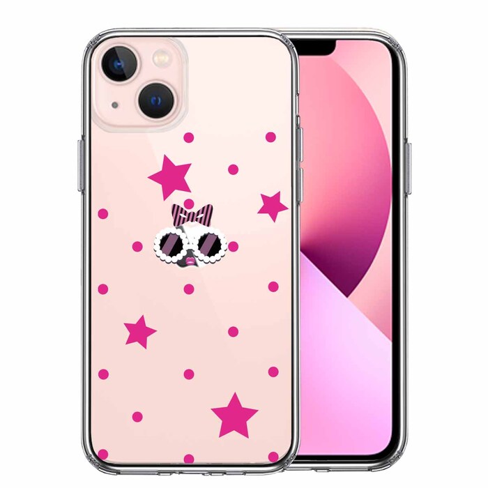 iPhone13mini ケース クリアファンキー 2 スマホケース 側面ソフト 背面ハード ハイブリッド-0