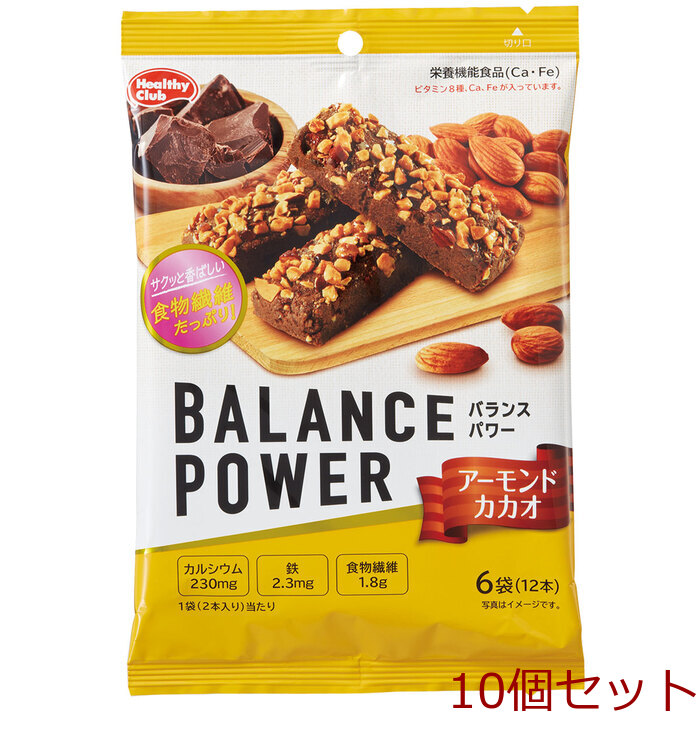  balance power almond kakao taste sack go in 6 sack 12 pcs insertion 10 piece set -0