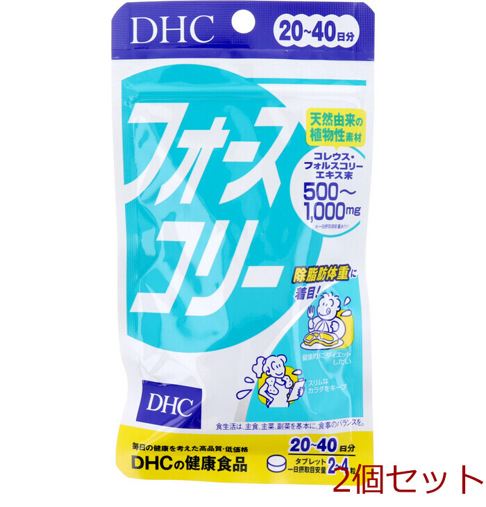 ＤＨＣ フォースコリー ８０粒 ２０日分 2個セット-0