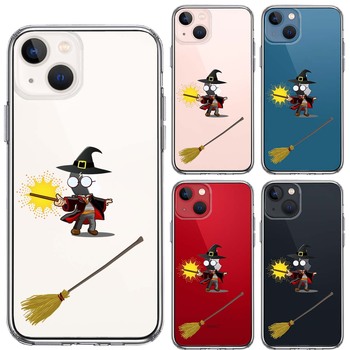 iPhone13 ケース クリア映画パロディ 魔術師 スマホケース 側面ソフト 背面ハード ハイブリッド-1