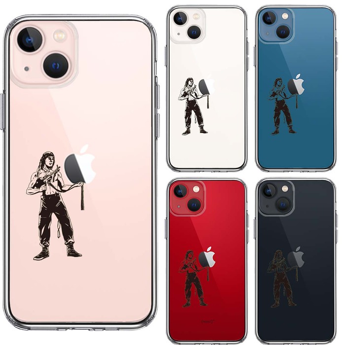 iPhone13 ケース クリアランボー者 スマホケース 側面ソフト 背面ハード ハイブリッド-1