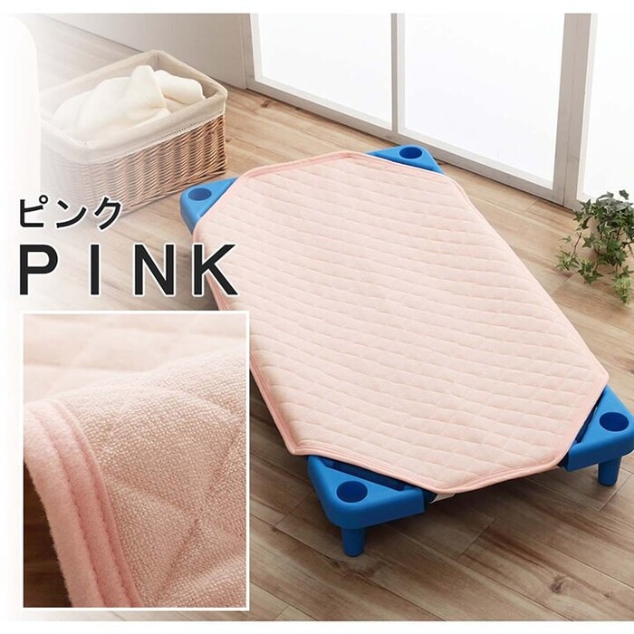 寝具 敷きパッド お昼寝 コット専用 キッズ ジュニア 綿100％ キッズ コット敷パッド 2個セット-9