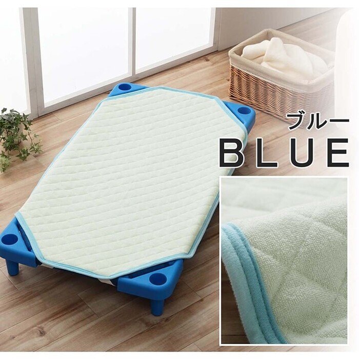 寝具 敷きパッド お昼寝 コット専用 キッズ ジュニア 綿100％ キッズ コット敷パッド 2個セット-8