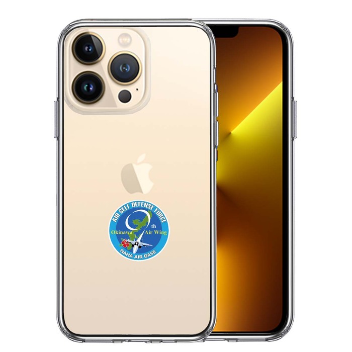 iPhone13Pro ケース クリア第9航空団 記念 エンブレム スマホケース 側面ソフト 背面ハード ハイブリッド-0