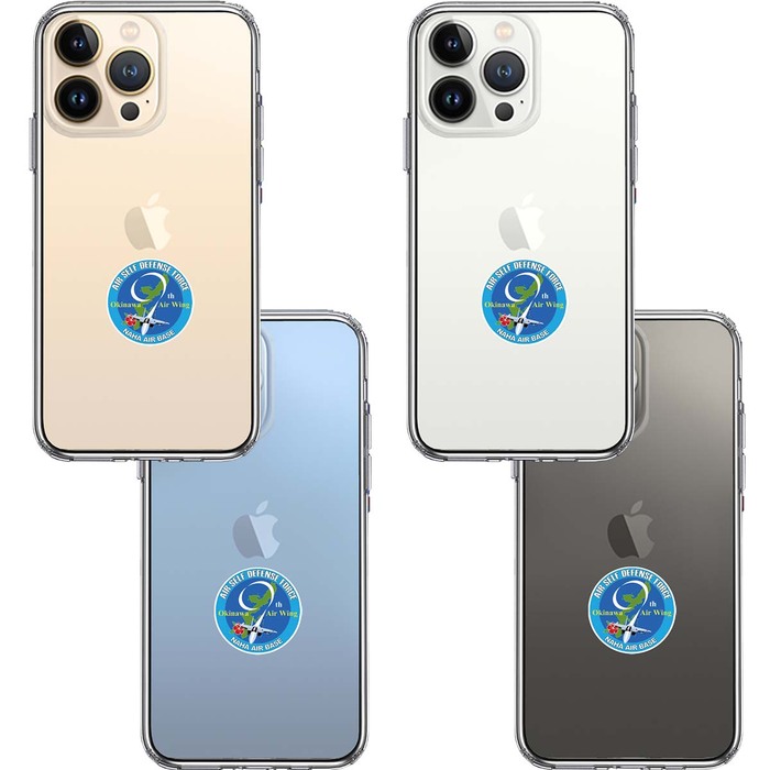 iPhone13Pro ケース クリア第9航空団 記念 エンブレム スマホケース 側面ソフト 背面ハード ハイブリッド-1