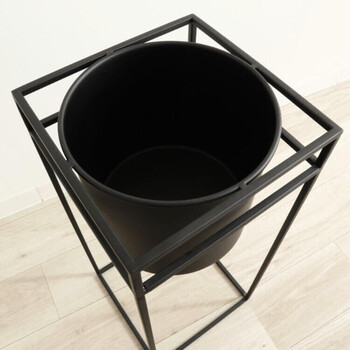  square iron stand planter pot cover 2022 new work -4