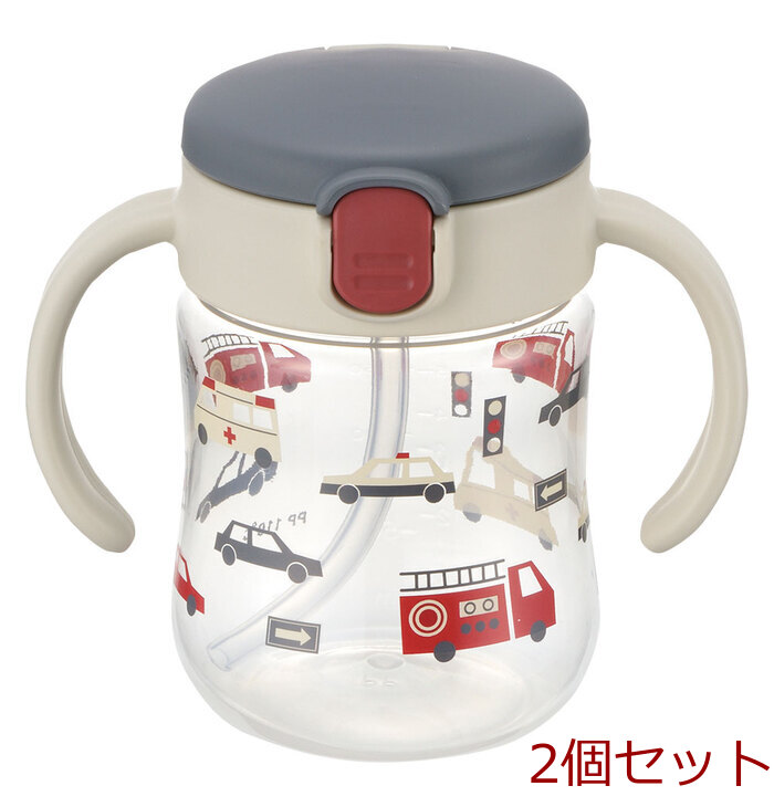  Ricci .ru Try straw mug SD gray 2 piece set -0