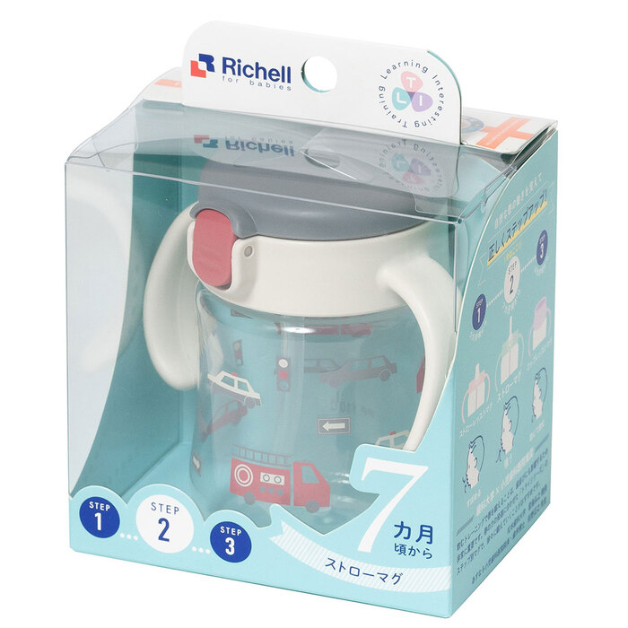  Ricci .ru Try straw mug SD gray 2 piece set -1