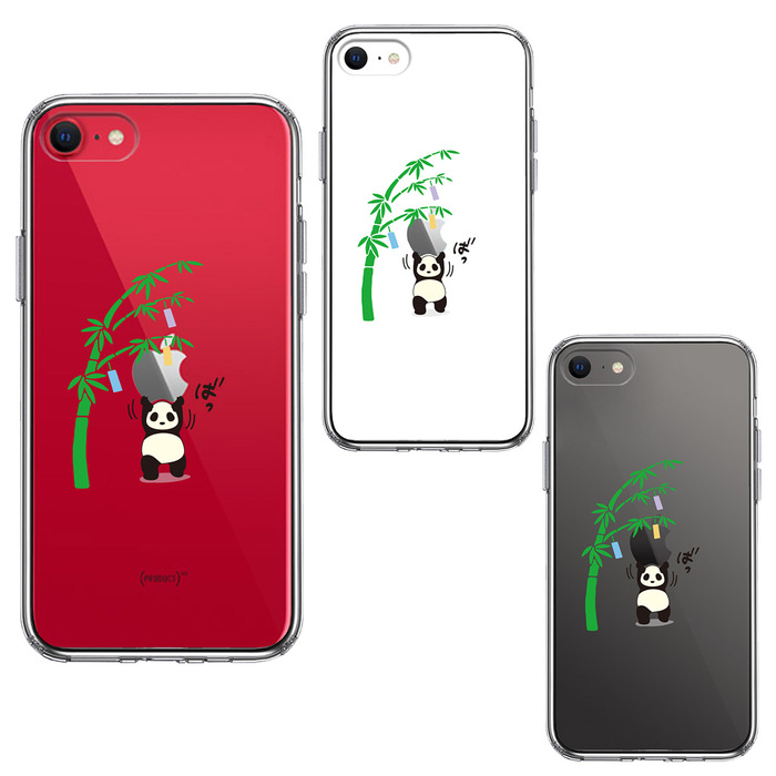 iPhoneSE case no. 3 generation no. 2 generation clear Panda apple is heavy . along with smartphone case side soft the back side hard hybrid -1