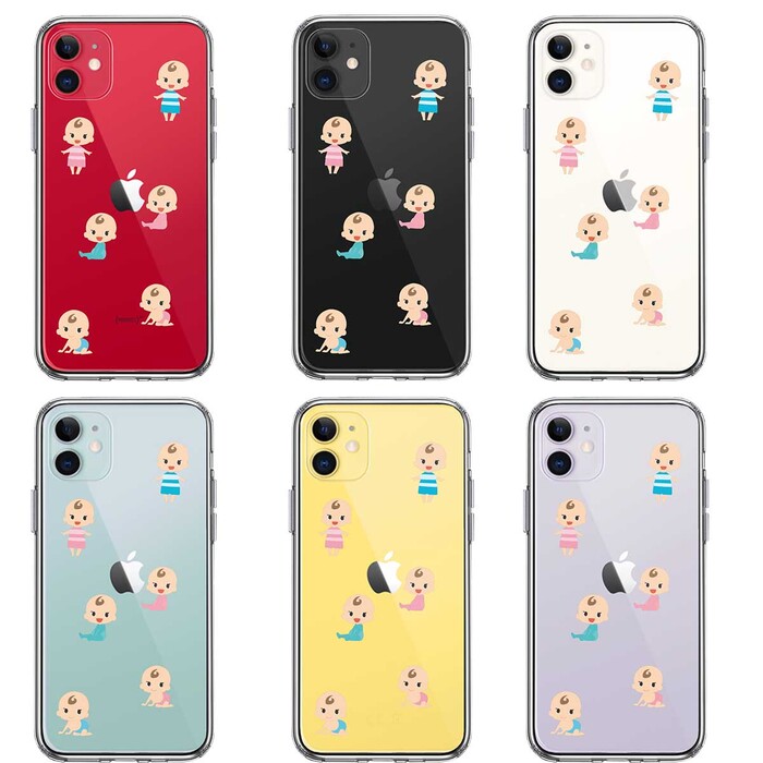 iPhone11 case clear baby Bay Be pretty smartphone case side soft the back side hard hybrid -1