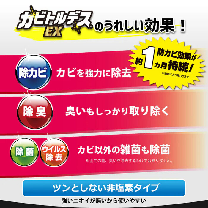 カビトルデスEX 防カビスプレー 住居用防カビ剤 120mL 3個セット-3