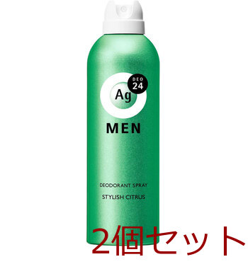 e-ji-teo24 men men's deodorant spray N stylish citrus. fragrance LL 180g 2 piece set -0
