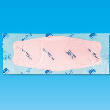 ya... mask 3D solid type smaller Junior size pink piece packing 5 sheets insertion 5 set -3