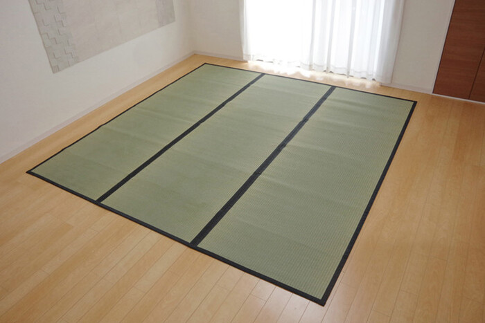 カーペット い草 江戸間4.5畳 上敷き カーペット 日本製 最高級 純国産