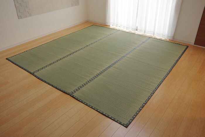 日本製 い草上敷 六一間2畳（185×185cm） 松 まつ-0