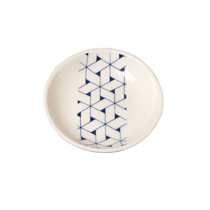 和食器 和柄小皿 麻の葉 市松 4個セット : まるっとマーケット - 通販