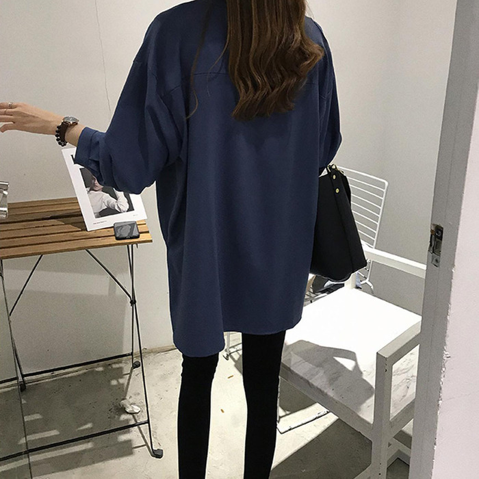 スキッパー シャツ レディース スキッパーブラウス Vネック