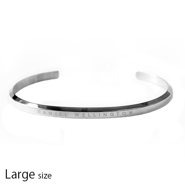  Daniel we Lynn ton Classic cuff bangle Large men's DW00400002 silver wrapping possible -0