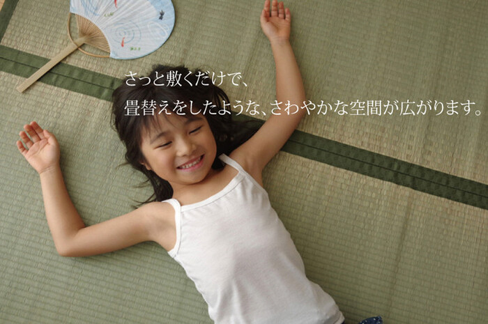 日本製 い草上敷 本間6畳（286×382cm） 草津 くさつ-2