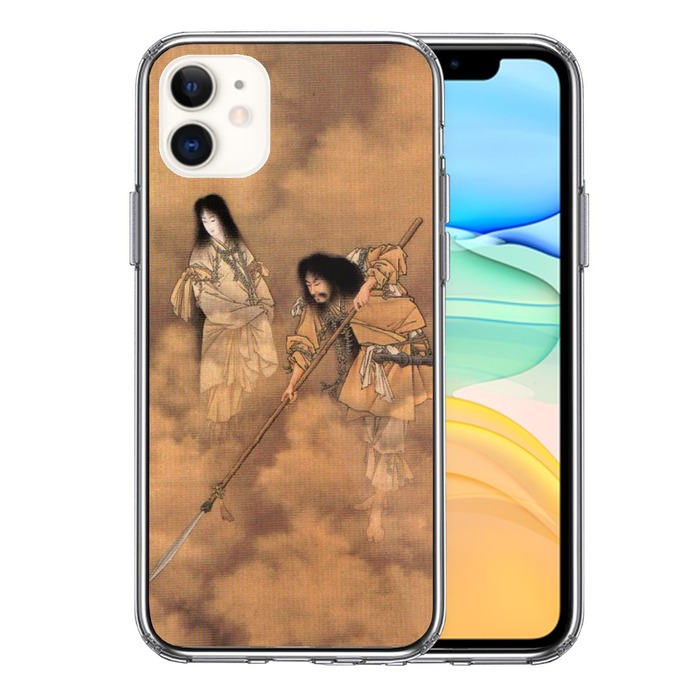 iPhone11 case clear Japan myth i The nagi flea koto smartphone case side soft the back side hard hybrid -0