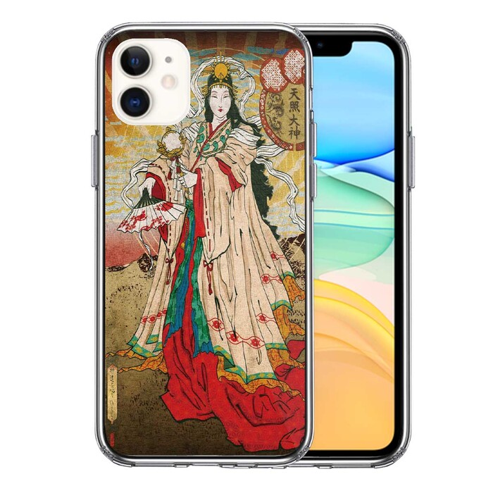 iPhone11 case clear Japan myth ama terrace omikami heaven . large . god smartphone case side soft the back side hard hybrid -0