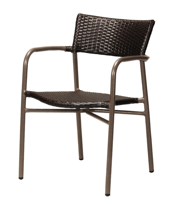  outdoors for aluminium arm chair garden exterior chair AL-W53AC BR-2