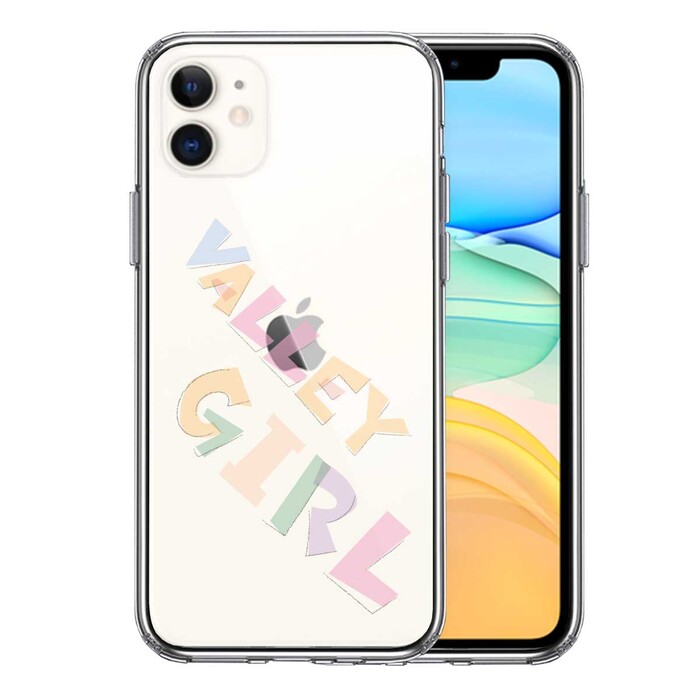 iPhone11 case clear Valley Girl girl bare- girl smartphone case side soft the back side hard hybrid -0