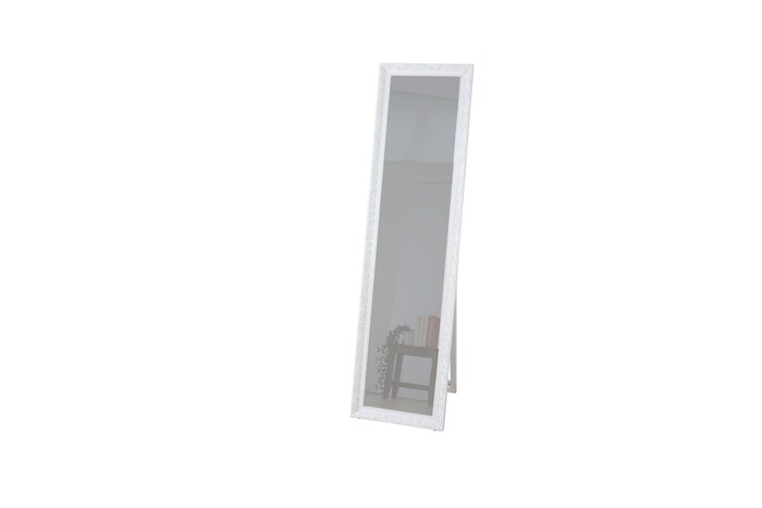 アンティーク風スタンドミラー 39X148 WH-5