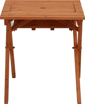 杉材BBQテーブル＆ベンチミニ コンロスペース付-5