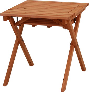 杉材BBQテーブル＆ベンチミニ コンロスペース付-6