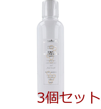 プロポリンス デンタルホワイトニング 液体はみがき 600mL 3個セット-0