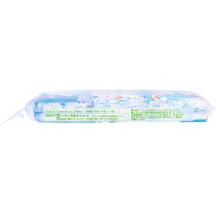 シナモロール 水に流せるプリントティシュ 16枚 8組 ×6個入 12セット-2