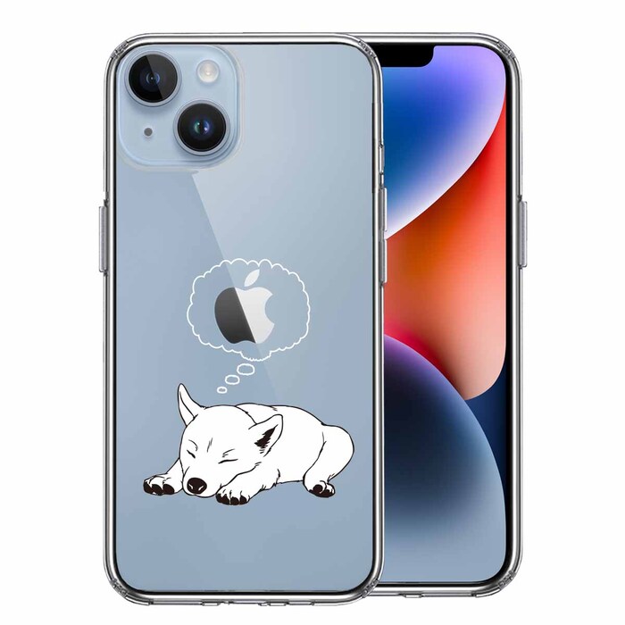 iPhone14 ケース クリア 柴犬 スマホケース 側面ソフト 背面ハード ハイブリッド-0