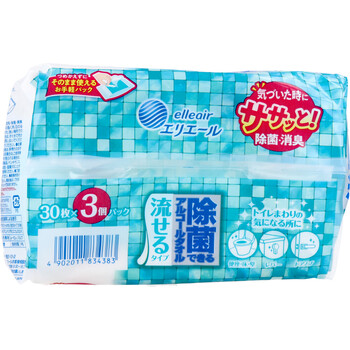 elie-ru bacteria elimination is possible alcohol towel ... type 30 sheets ×3 piece pack 3 set -1