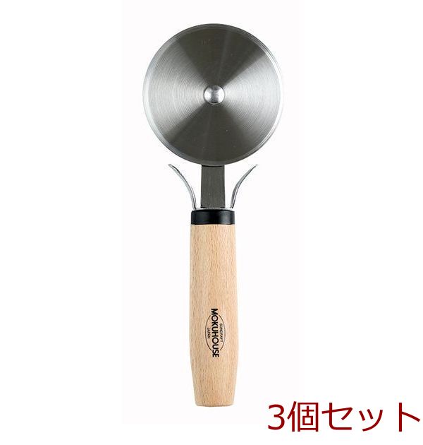 ピザカッター 安全カバー付 3個セット-0