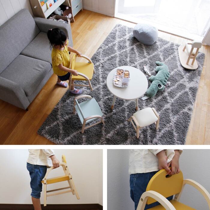 子供 ローチェア キッズチェア ロータイプ アームチェア Kids Arm Chair amy-27