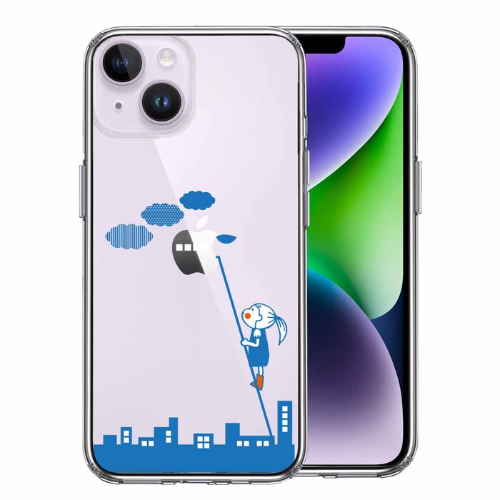 iPhone14Plus ケース クリアUFO スマホケース 側面ソフト 背面ハード ハイブリッド-0