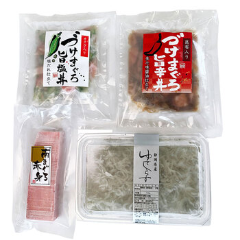 静岡 南鮪と鮪丼しらす詰合せ 二重包装可-1
