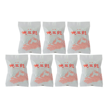 兵庫芦屋 高級鮮魚店 悦三郎 かに雑炊 7袋 二重包装可-1
